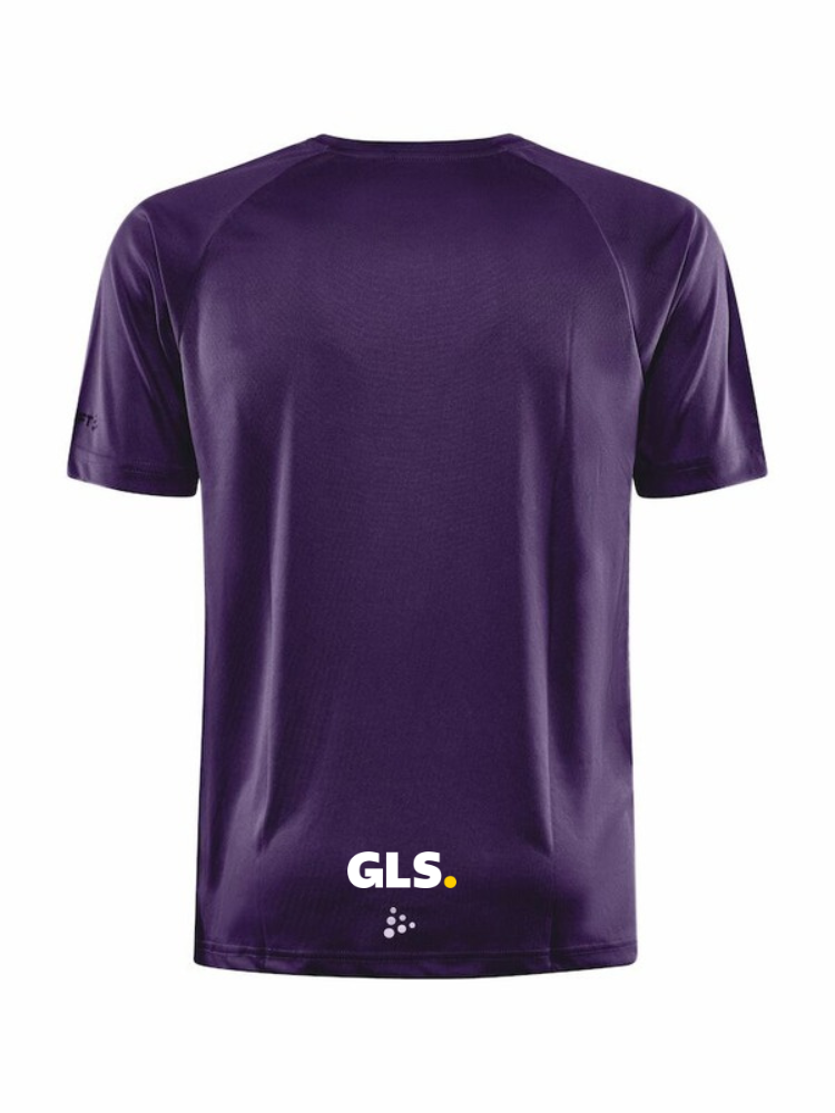 FundRacers-trøjen set bagfra med GLS-logo