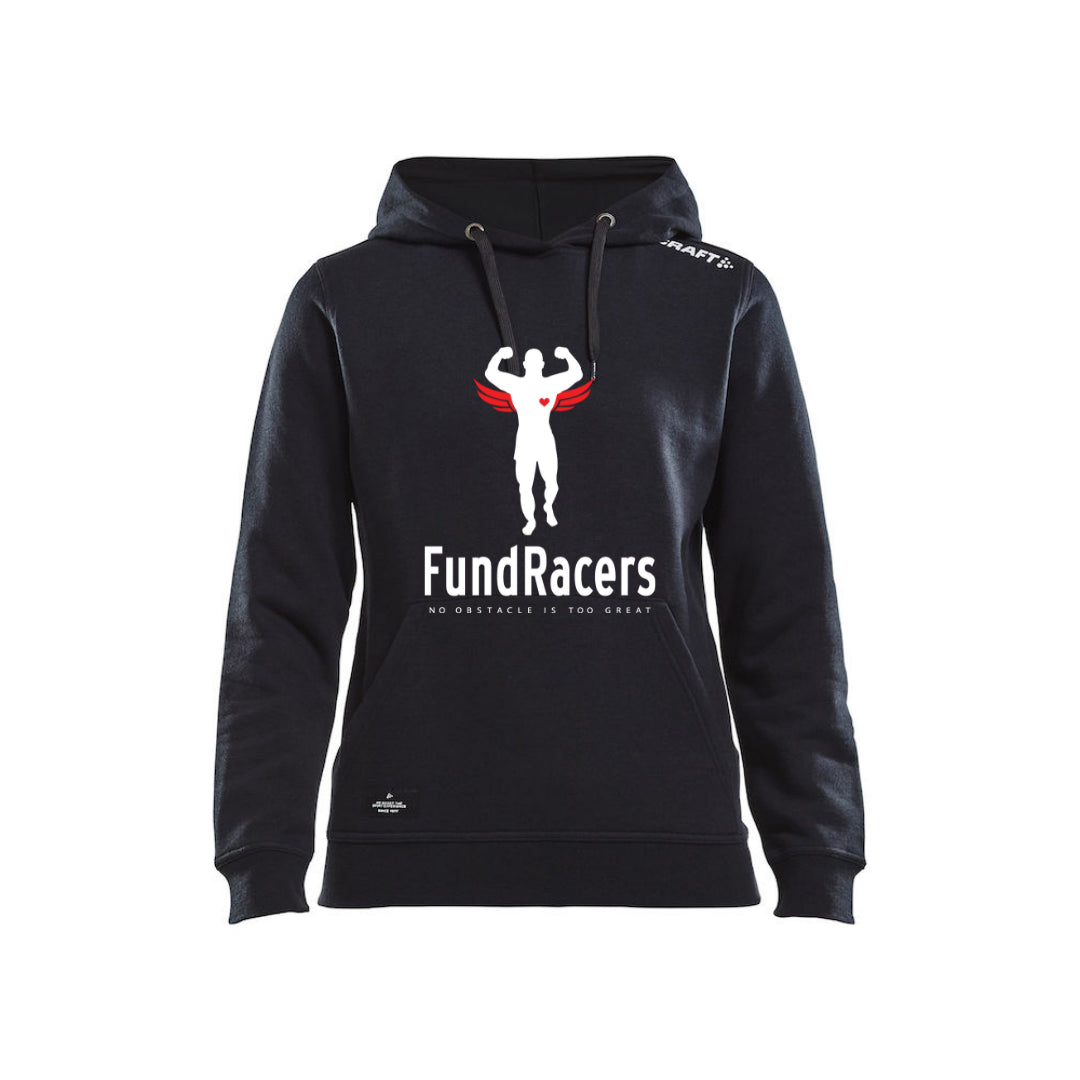 Craft Community Hoodie dame, front, stort logo