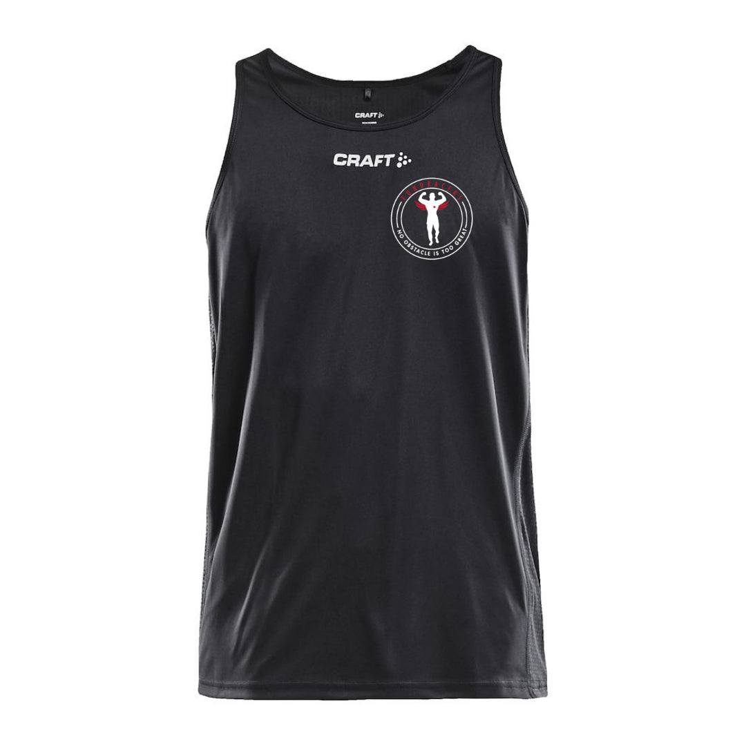 Craft Rush Singlet herre, front, lille logo