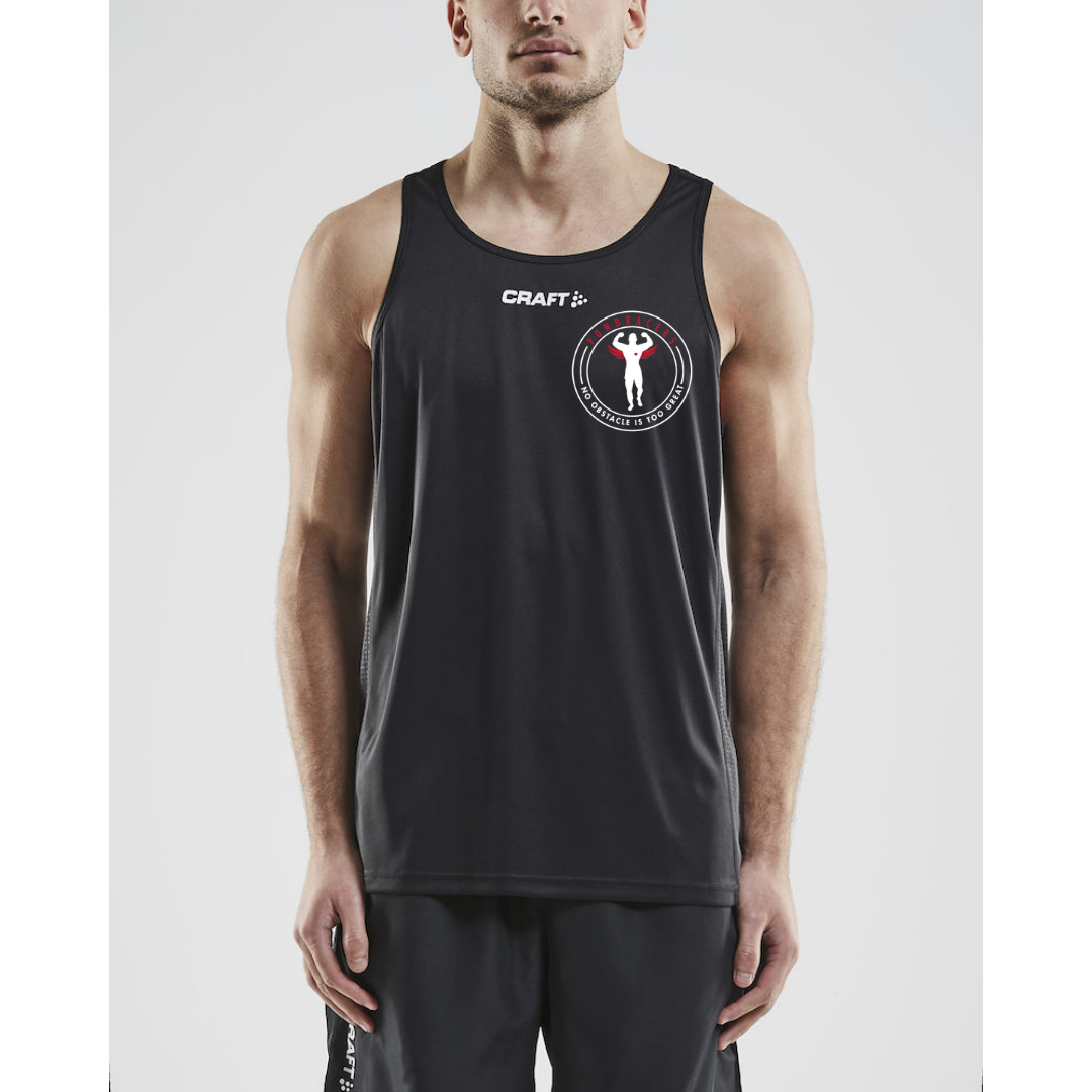 Craft Rush Singlet herre på model, lille logo