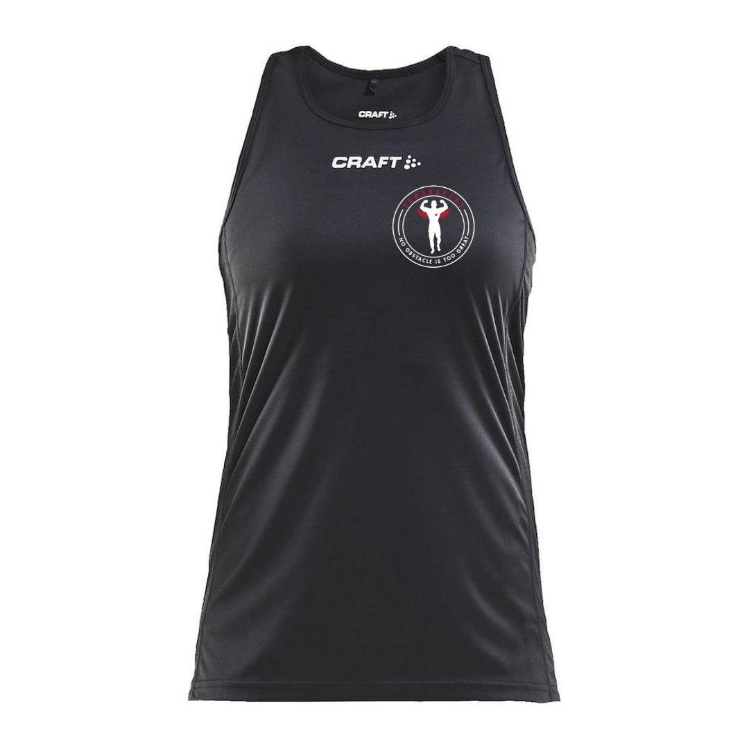 Craft Rush Singlet dame, front, lille logo