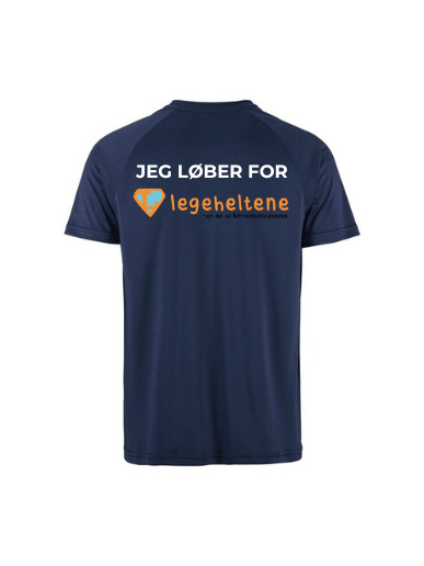 FundRacers Retro herre Navy ryg | Jeg løber for Legeheltene | 1909878-390000