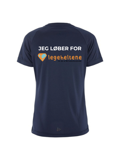 FundRacers Retro dame Navy ryg | Jeg løber for Legeheltene | 1909879-390000