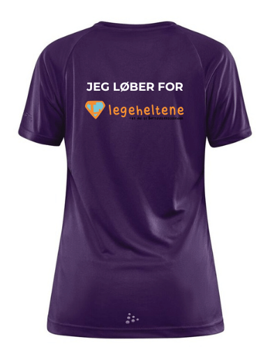 Børnecancerløbet dame Lilla ryg | Jeg løber for Legeheltene | 1909879-759000