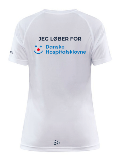 Børnecancerløbet dame Hvid ryg | Jeg løber for Danske Hospitalsklovne | 1909879-900000